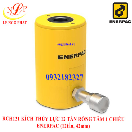 RCH121 KÍCH THỦY LỰC 12 TẤN RỖNG TÂM 1 CHIỀU  ENERPAC (12tấn, 42mm)