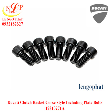 Ducati Clutch Basket Corse-style Including Plate Bolts 19810271A