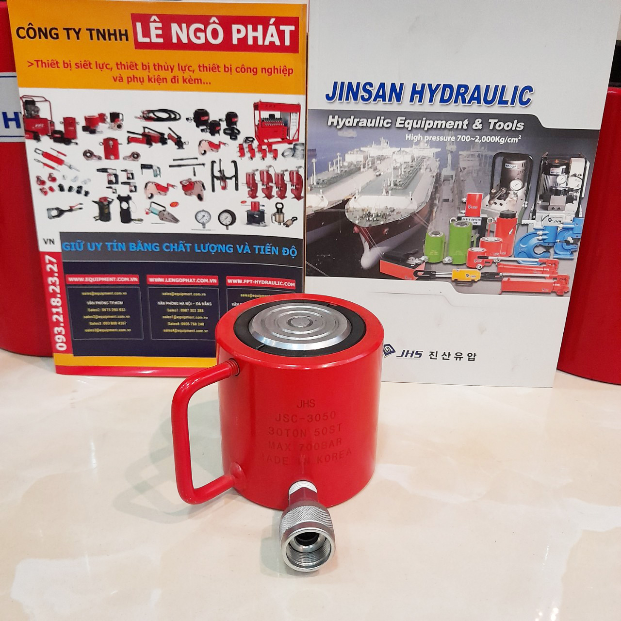 JSC-3050, Kích thủy lực lùn JHS 30 tấn hành trình 50 mm