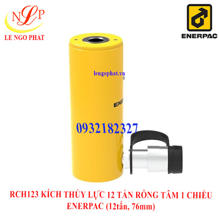 RCH123 KÍCH THỦY LỰC 12 TẤN RỖNG TÂM 1 CHIỀU ENERPAC (12tấn, 76mm)