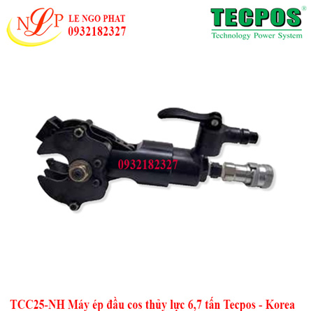 TCC25-NH Máy ép đầu cos thủy lực Tecpos - Korea
