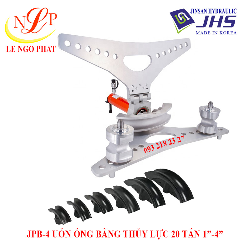 JPB-4, UỐN ỐNG BẰNG THỦY LỰC 4" 20 TẤN 