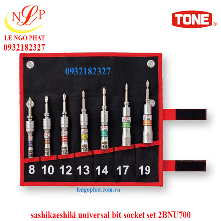 sashikaeshiki universal bit socket set 2BNU700
