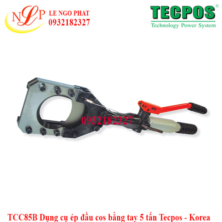 TCC85B Dụng cụ ép đầu cos bằng tay 5 tấn Tecpos - Korea
