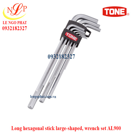 Long hexagonal stick large-shaped, wrench set AL900