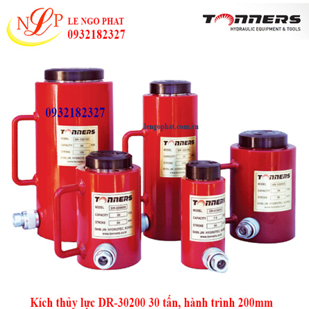 Kích thủy lực DR-30200 30 tấn, hành trình 200mm
