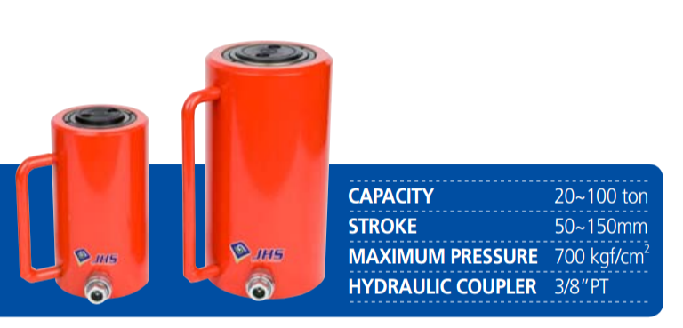 Kích thủy lực 100 tấn 150 mm JHS