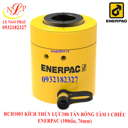 RCH1003 KÍCH THỦY LỰC100 TẤN RỖNG TÂM 1 CHIỀU ENERPAC (100tấn, 76mm)