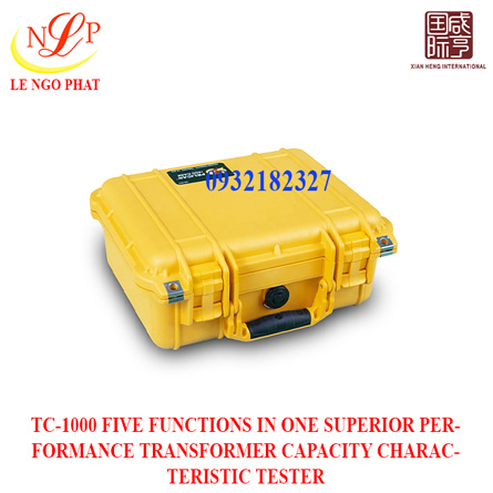 TC-1000 FIVE FUNCTIONS IN ONE SUPERIOR PERFORMANCE TRANSFORMER CAPACITY CHARACTERISTIC TESTER