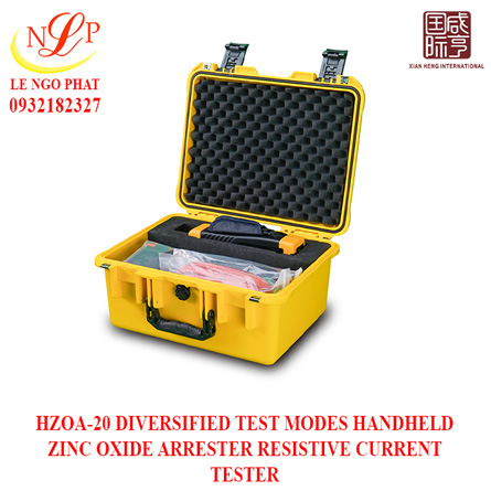 HZOA-20 DIVERSIFIED TEST MODES HANDHELD ZINC OXIDE ARRESTER RESISTIVE CURRENT TESTER
