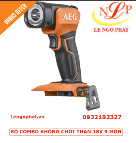 BỘ COMBO KHÔNG CHỔI THAN 18V 9 MÓN