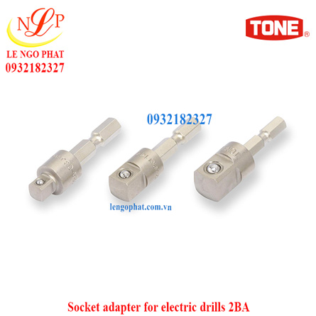 Socket adapter for electric drills 2BA