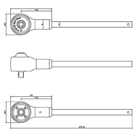 cờ lê nhân lực USA 1500 Nm