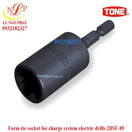 Form-tie socket for charge system electric drills 2BSF-85