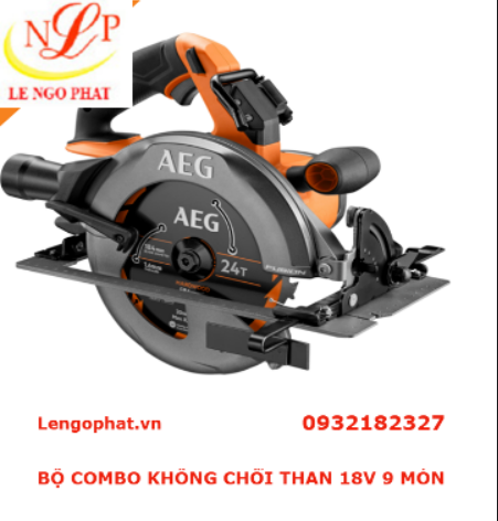 BỘ COMBO KHÔNG CHỔI THAN 18V 9 MÓN