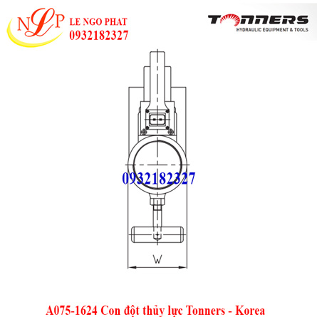 A075-1624 Con đột thủy lực Tonners - Korea