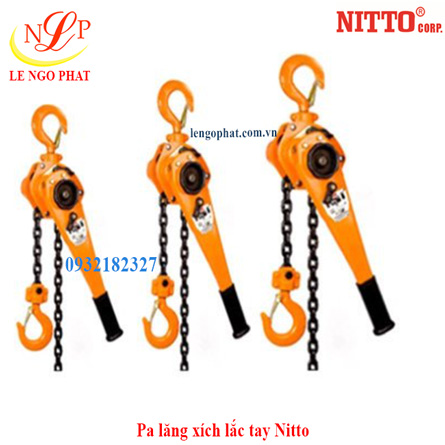 Pa lăng xích lắc tay 9 tấn Nitto VR-90
