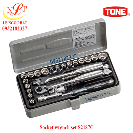 Socket wrench set S2187C