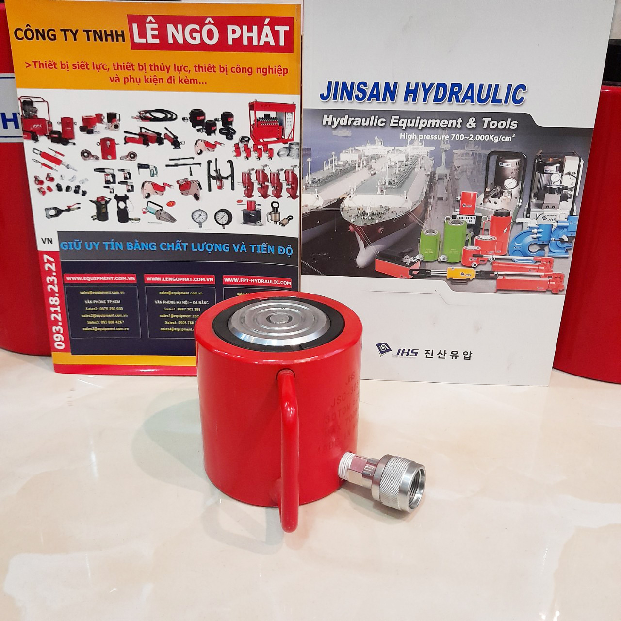 JSC-3050, Kích thủy lực lùn JHS 30 tấn hành trình 50 mm