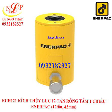 RCH121 KÍCH THỦY LỰC 12 TẤN RỖNG TÂM 1 CHIỀU  ENERPAC (12tấn, 42mm)
