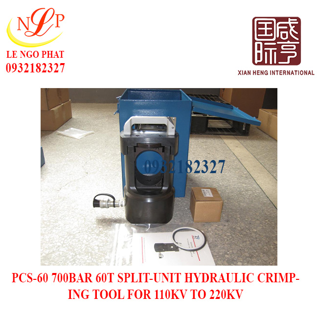 PCS-60 700BAR 60T SPLIT-UNIT HYDRAULIC CRIMPING TOOL FOR 110KV TO 220KV