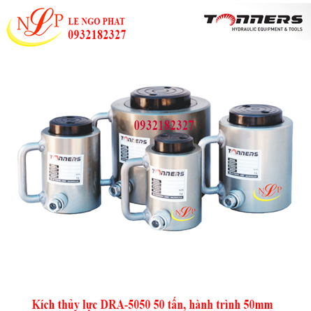 Kích thủy lực DRA-5050 50 tấn, hành trình 50mm