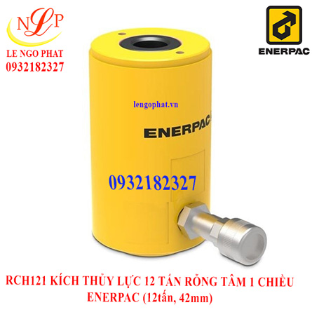 RCH121 KÍCH THỦY LỰC 12 TẤN RỖNG TÂM 1 CHIỀU  ENERPAC (12tấn, 42mm)