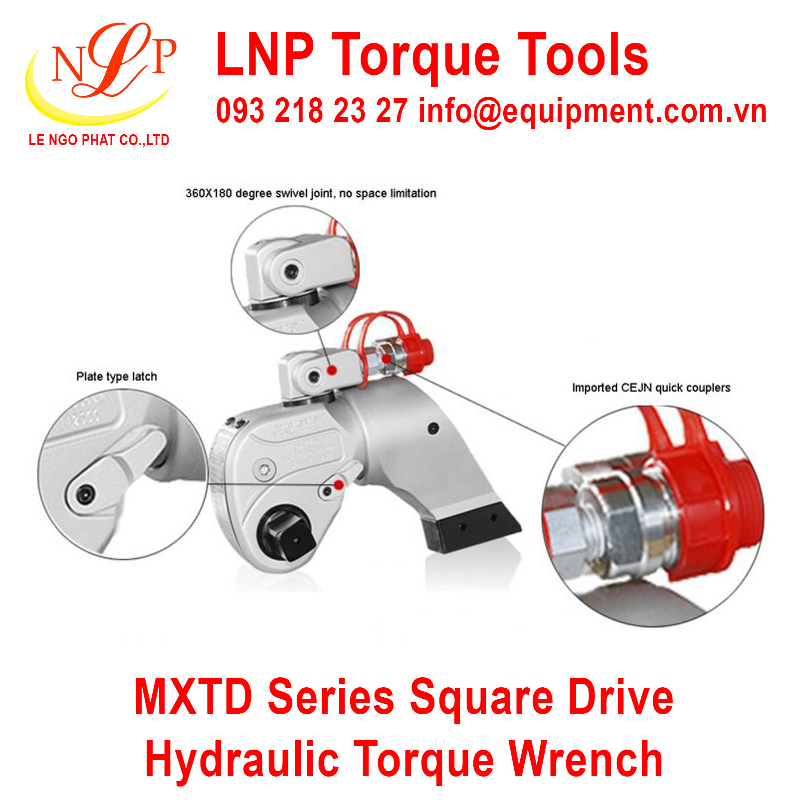 Cờ lê thủy lực 25MXTD (2-1/2”; 3493-34928Nm)