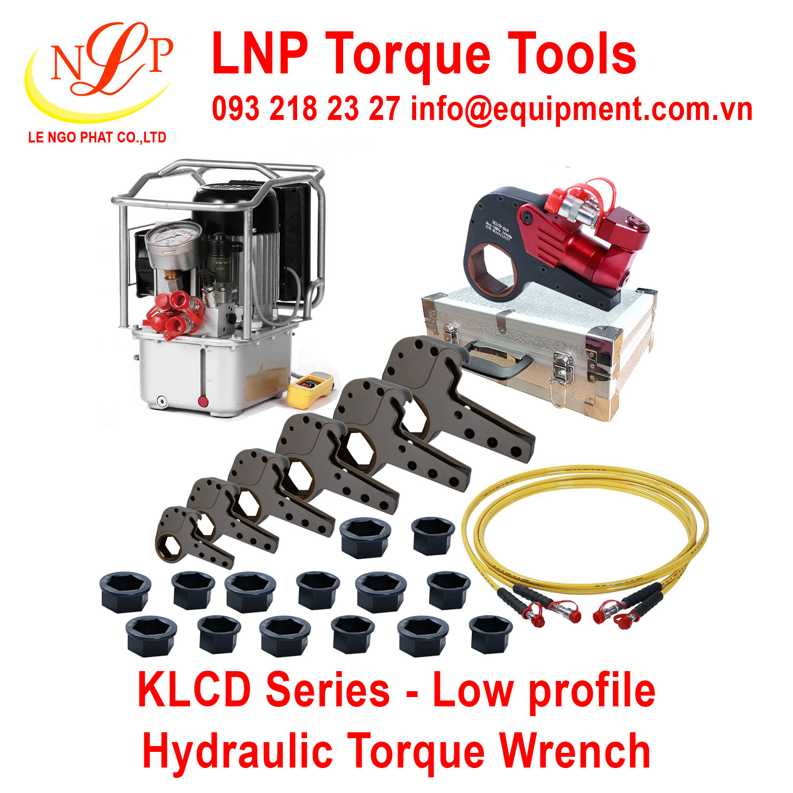 Cờ lê thủy lực 30LKCD (95-145mm; 4231-42311Nm)