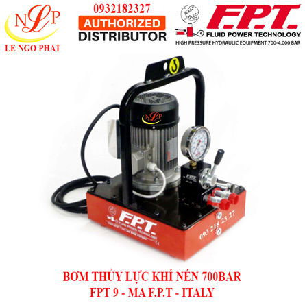 BƠM THỦY LỰC KHÍ NÉN 700BAR FPT 9 - MA F.P.T - ITALY