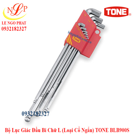 Bộ Lục Giác Đầu Bi Chữ L (Loại Cổ Ngắn) TONE BLB900S