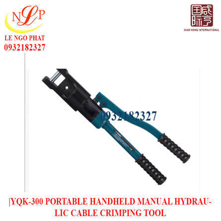 YQK-300 PORTABLE HANDHELD MANUAL HYDRAULIC CABLE CRIMPING TOOL