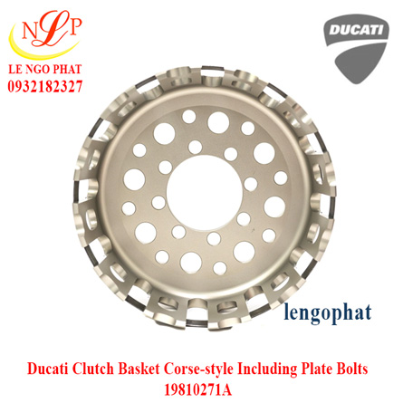 Ducati Clutch Basket Corse-style Including Plate Bolts 19810271A