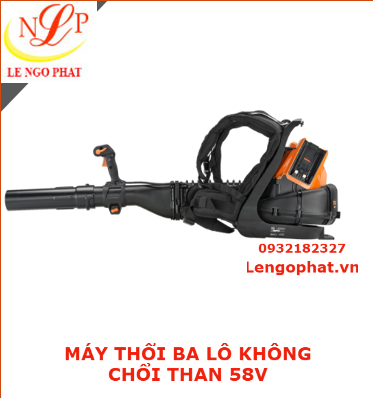 MÁY THỔI BA LÔ KHÔNG CHỔI THAN 58V(không kèm pim)