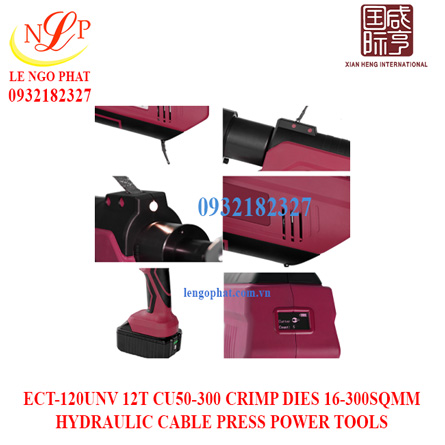 ECT-120UNV 12T CU50-300 CRIMP DIES 16-300SQMM HYDRAULIC CABLE PRESS POWER TOOLS