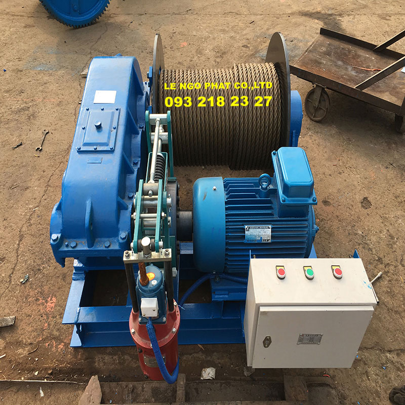 tời điện 1 tấn (electric winch 1 ton/ 10 kN)