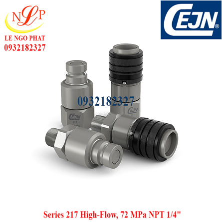 Couplings Female thread Series 217 High-Flow, 72 MPa Rc 3/8"