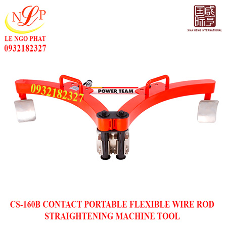 CS-160B CONTACT PORTABLE FLEXIBLE WIRE ROD STRAIGHTENING MACHINE TOOL