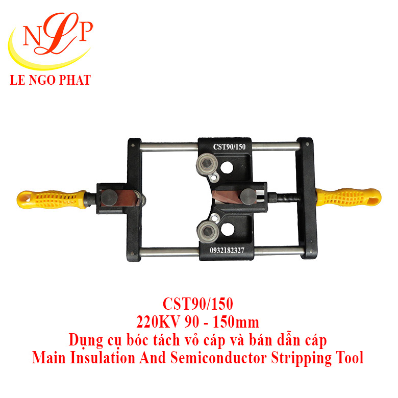 CST90/150, Dụng cụ bóc tách vỏ và bán dẫn cáp 220KV 90 - 150mm
