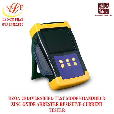 HZOA-20 DIVERSIFIED TEST MODES HANDHELD ZINC OXIDE ARRESTER RESISTIVE CURRENT TESTER
