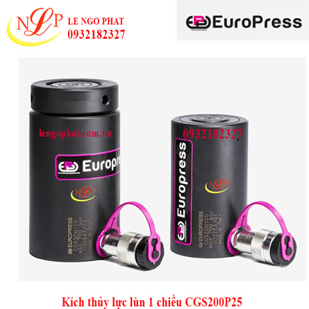 Kích thủy lực lùn 1 chiều CGS200P25