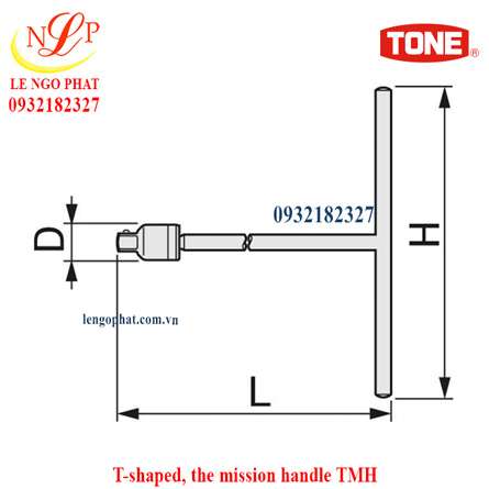T-shaped, the mission handle TMH