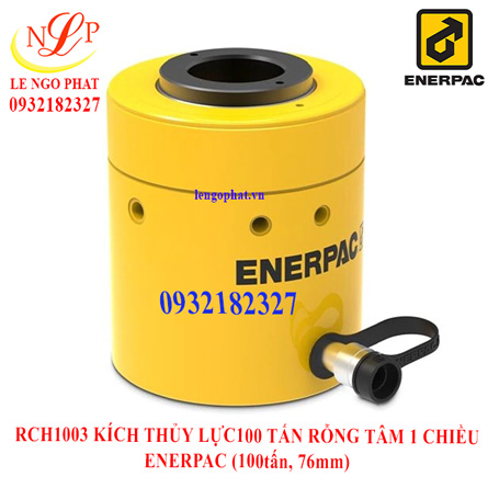 RCH1003 KÍCH THỦY LỰC100 TẤN RỖNG TÂM 1 CHIỀU ENERPAC (100tấn, 76mm)