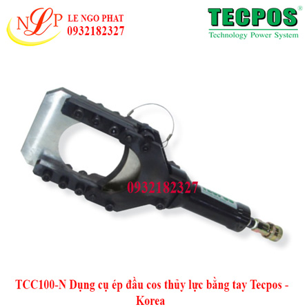 TCC100-N Dụng cụ ép đầu cos thủy lực bằng tay Tecpos - Korea