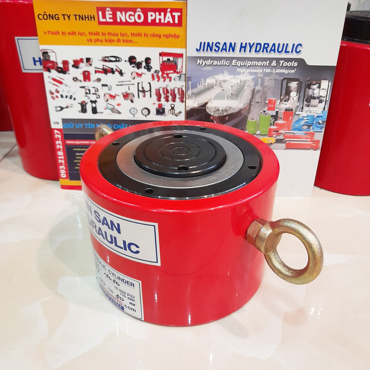 JSC-15050, Kích thủy lực lùn JHS 150 tấn hành trình 50 mm