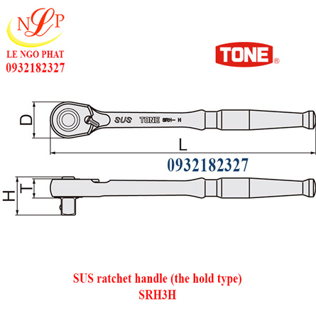 SUS ratchet handle SRH3H