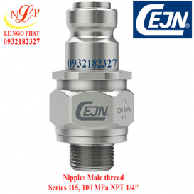 Nipples Male Series 115, 100 MPa NPT 1/4”