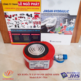 JLPC-7516, Kích thủy lực đĩa mỏng JHS 75 tấn hành trình 16 mm