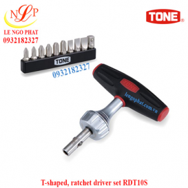 T-shaped, ratchet driver set RDT10S