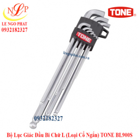 Bộ Lục Giác Đầu Bi Chữ L (Loại Cổ Ngắn) TONE BL900S